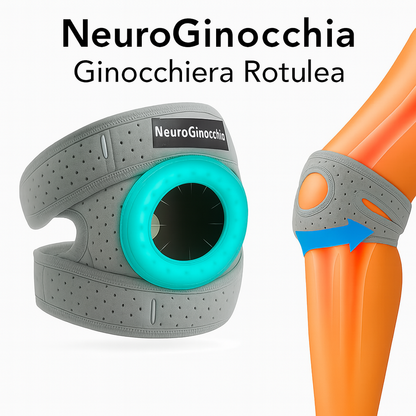 Ginocchiera Rotulea NeuroGinocchia — Riallinea l’Articolazione del Ginocchio Durante i Tuoi Movimenti