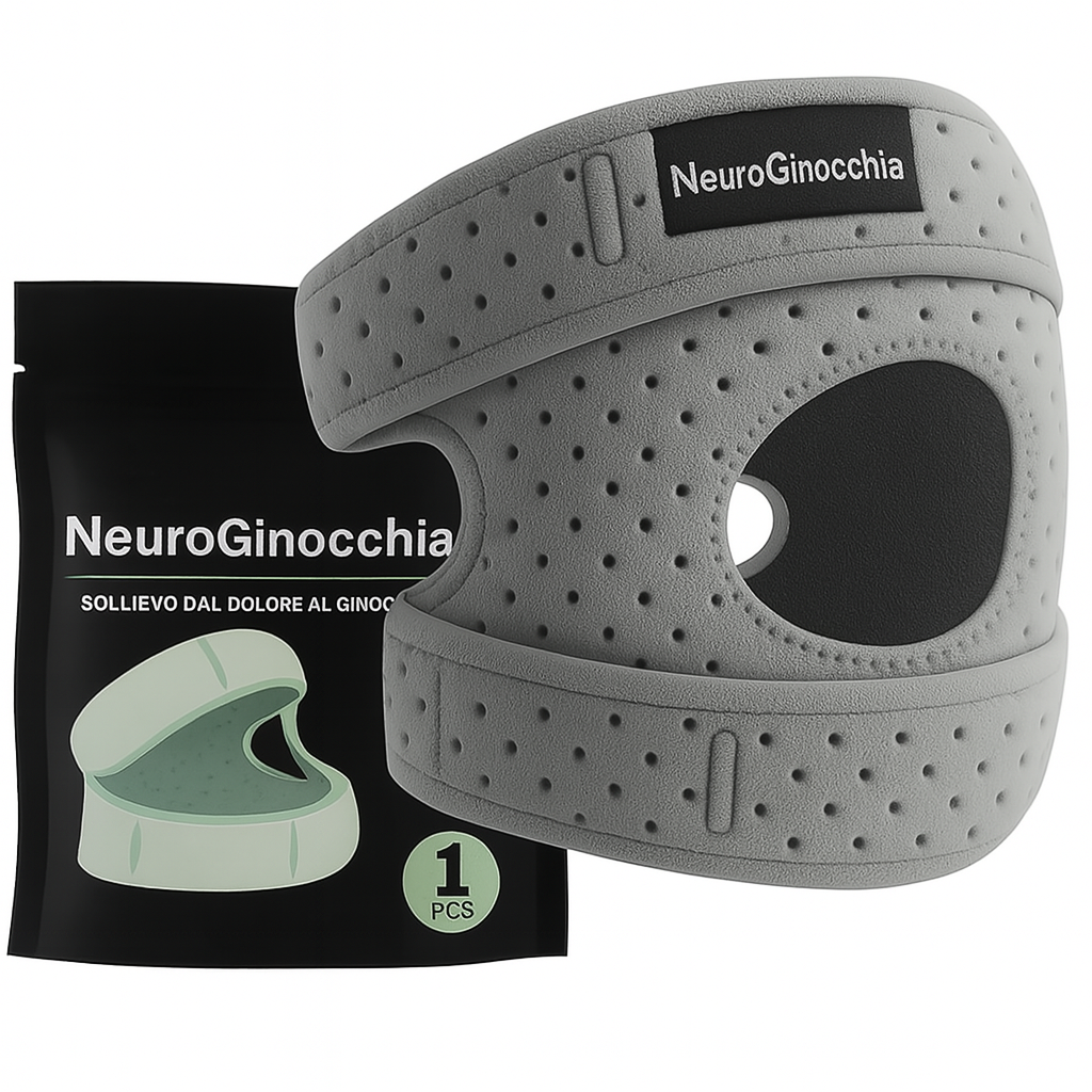 Ginocchiera Rotulea NeuroGinocchia — Riallinea l’Articolazione del Ginocchio Durante i Tuoi Movimenti