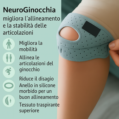 Ginocchiera Rotulea NeuroGinocchia — Riallinea l’Articolazione del Ginocchio Durante i Tuoi Movimenti